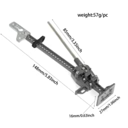 RC Metal Slideable Jack Tool Mini Lifting Jack Simulation Part for Axial SCX10 Trax/as TRX4 Tamiya CC01 D90 1/10 RC Crawler Car