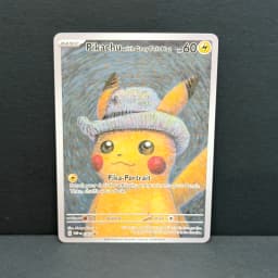 2023 PTCG DIY SVP EN PIKACHU/GREY FELT HATPOKEMON XVAN GOGH GEM MTCopy 10 Points Rating Card Gift Toy Dropshipping
