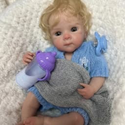OtardDolls--Open Mouth 33cm Solid bebe reborn de silicona Dolls With Rooted Hair Can Washable Body Newborn Silicone Dolls