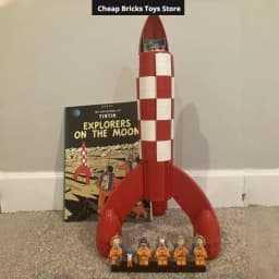 Cheaper Moon Rocket Bricks Building Blocks Compatible 1283pcs Dispaly Model Birthday Gifts for Adults Toy