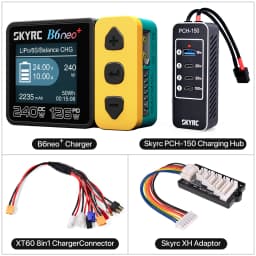 SKYRC B6neo+ Smart Charger High Power DC240W PD126W Multilanguage Balance Charger New B6neo Plugs