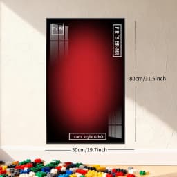 2026 NEW Wall Mount Display box Display Wallboard suitable for LEGO 42207F1 SF-24 building block car model Photo Frame