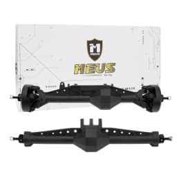 MEUS RACING 1/10 Nylon ISO Stright Axles with Front Axle Counterweight for Axial Capra II SCX10 II and Other DIY 1/10 RC Crawler