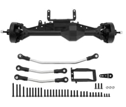 MEUS RACING 1/10 Nylon ISO Stright Axles with Front Axle Counterweight for Axial Capra II SCX10 II and Other DIY 1/10 RC Crawler