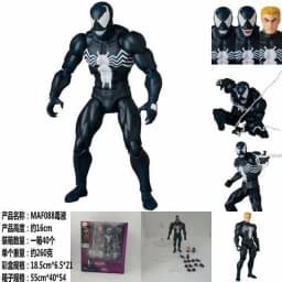 Mafex 088 Venom Comic Ver Re-Release Action Figures The Amazing Model MAF088 Venom Collection Toys Gifts