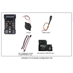 AN Pixhawk PX4 2.4.8 Flight Controller+M8N GPS+ 433/915Mhz 100/500mw Radio V5 Telemetry+Safety Switch+Buzzer+RGB+I2C+ 4G SD