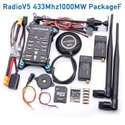 AN Pixhawk PX4 2.4.8 Flight Controller+M8N GPS+ 433/915Mhz 100/500mw Radio V5 Telemetry+Safety Switch+Buzzer+RGB+I2C+ 4G SD
