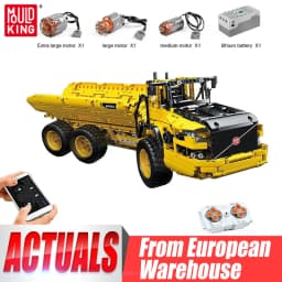 Mould King 17010 Technical Car Toys The APP&RC Motorized MOC-8002 RC Dump Truck Model Building Blocks Kids Christmas Gifts