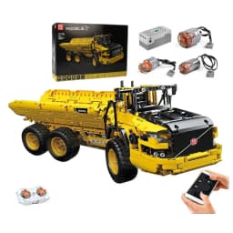 Mould King 17010 Technical Car Toys The APP&RC Motorized MOC-8002 RC Dump Truck Model Building Blocks Kids Christmas Gifts
