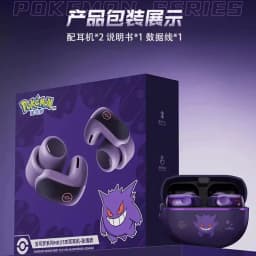 Anime‑Theme Ear Clip Bluetooth Headset, Hifi Stereo Wireless Sports Earbuds, Long Battery Life Trendy Collectible Gift For Hobby
