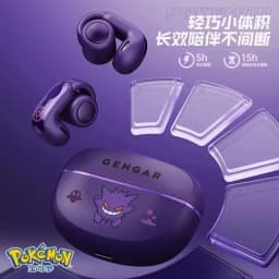 Anime‑Theme Ear Clip Bluetooth Headset, Hifi Stereo Wireless Sports Earbuds, Long Battery Life Trendy Collectible Gift For Hobby