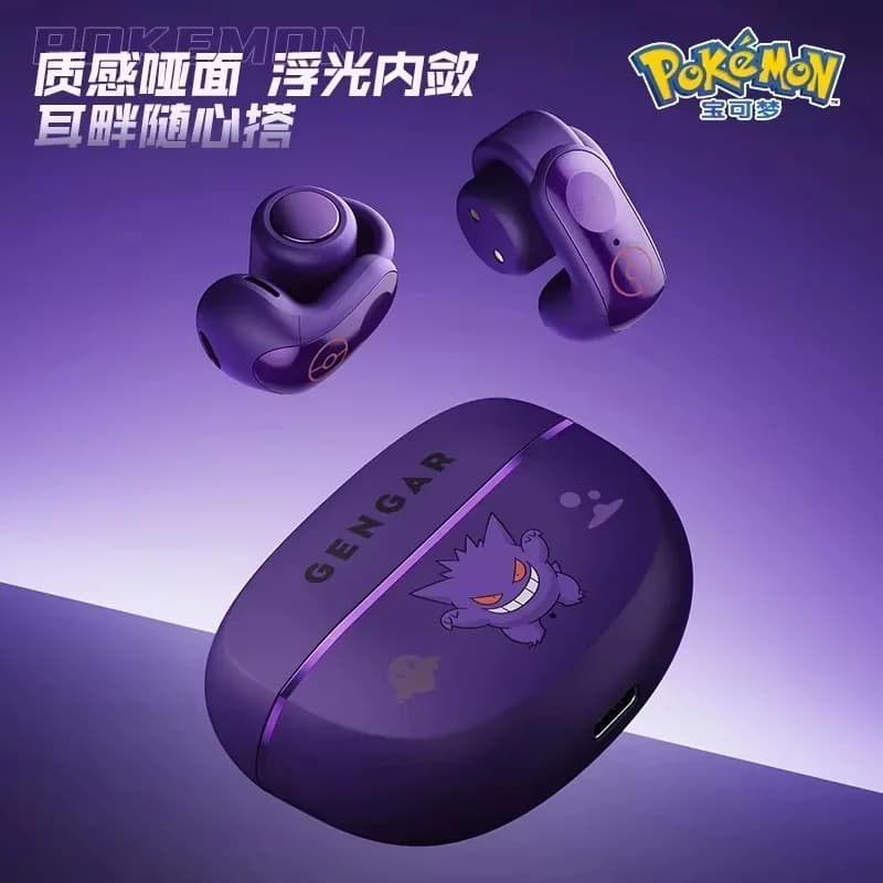 Anime‑Theme Ear Clip Bluetooth Headset, Hifi Stereo Wireless Sports Earbuds, Long Battery Life Trendy Collectible Gift For Hobby