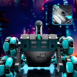 4-6 Wheel Stunt RC Car 2.4G Transformable Robot Tank Toy with LED Light Rotating Drift for Boys And Girls Outdoor Playtime Gift