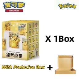 Pokemon Dream Painting 30th Anniversary Pikachu Figurine Set Simple PTCG Chinese 30th Anniversary Celebration Booster Pack Gifts