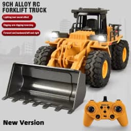 9CH Alloy Remote Control Excavator Bulldozer Dump Truck Simulate Engineering Vehicle Toy RC Trucks Model Children Toy Kids Gifts