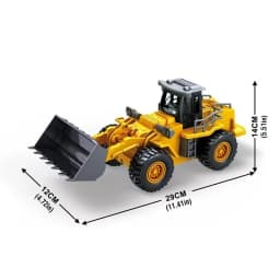 9CH Alloy Remote Control Excavator Bulldozer Dump Truck Simulate Engineering Vehicle Toy RC Trucks Model Children Toy Kids Gifts