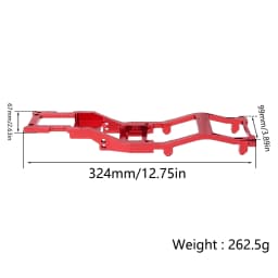 MN82 Pro MN82S Metal Car Chassis Frame Body For 1/12 MN82 LC79 RC Car Integrated Frame Modification Aluminum Upgrade Parts