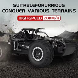 Oike RC Car 1:16 Model With LED Lights Radio Off-road Remote Control Climbing Vehicle Outdoor Cars Drift Race Toys Boys Gifts