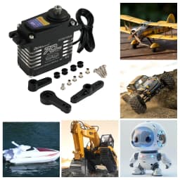 70kg Digital Servos Large Torque Magnetic Induct 8.4v Brushless Motor IP68 Steel Helical Gear For 1/8 1/10 Remote RC Car Robot