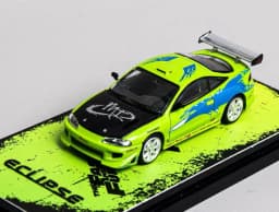 Transcend Model Eclipse Fast Green Diecast Car Limited 999pcs Collection Auto Toys Gift 1/64