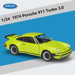 WELLY 1:24 Porsche 911 Turbo 3.0 1974 Alloy Car Diecasts & Toy Vehicles Car Model Miniature Scale Model Car Toy For Children