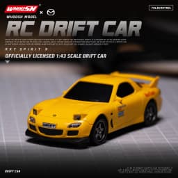 1:43 RC Drift Car 4WD Remote Control Racing Car Mazda RX7 Subaru STI with LED Lights High Speed Mini Vehicle Toy Gift for Boys