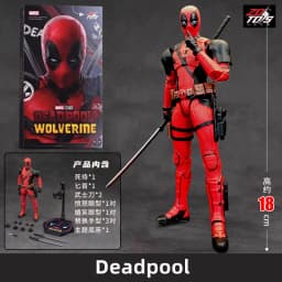 ZD Toys film 1:10 Deadpool & Wolverine Action figures Deadpool Boxed Wolverine Collection Adult Action Figures