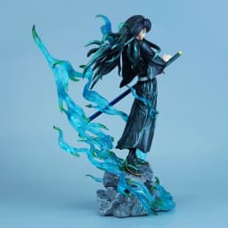 25cm/9.84in Anime Demon Slayer Figure Tokitou Muichirou Action Figures Pvc Statue Desktop Ornamen Collection Model Toys Gifts