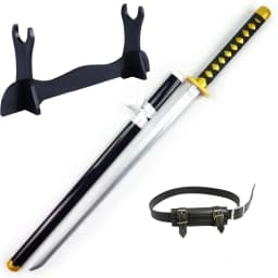 40inch Okkotsu Yuta Katana Jujutsu Kaisen Anime Cosplay Prop Ninja Knife Wooden Real Size Japanese Katana Samurai Sword Toy Gift