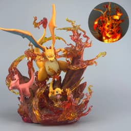 30cm/11.81in Anime Pokemen Figure Charizard Charmander Action Figures Pvc Statue Desktop Ornamen Collection Model Toys Gifts