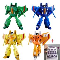 New Anime SS86 G1 Thundercracker Figure KO Transformation Starscream Skywarp Action Figures Collection Model Toy Gift For Fans
