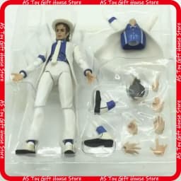 Shfiguarts Michael-Jackson Action Character Model Toy Movable Collectible Moonwalk Pose Home Decoration Gift For Adult Collector