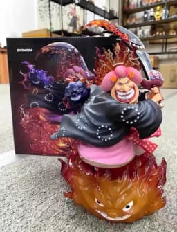 26cm ONE PIECE Four Emperor Big Mom Charlotte Linlin Anime Figure Figures Models Gk Statue Models Collectible Ornament Doll Toys