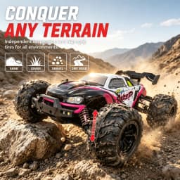 Wltoys 16101Pro 16102Pro Rc Car 4X4 70Km/H High Speed Brushless Motor Rc Monster Truck Metal Transmission Esc Ipx4 Off-Road 2.4g Remote Control Car Professional Racing Cars Toy for Adults