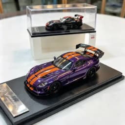 1/64 Model Car For Third Generation Viper Supercar Simulation Alloy Sports Car Model Collector Toy Luxury Vehicle For Gifts