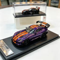 1/64 Model Car For Third Generation Viper Supercar Simulation Alloy Sports Car Model Collector Toy Luxury Vehicle For Gifts