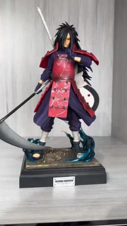 Actual Shot Naruto Shippuden Armored Edo Tensei Uchiha Madara GK Statue Trendy Toy Ornament Gift