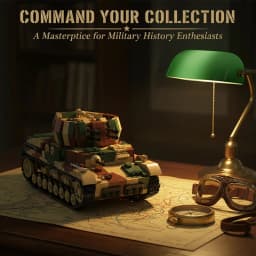 1:28 Heavy Tank Building Toys Armored Vehicle MOC Blocks Sets With Soldier Figures Creative Toys Brick Holiday Gifts 1600+pcs