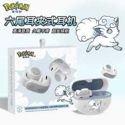 Anime Pokemon Gengar Figure Bluetooth Ear Clip Headset Hifi Stereo Wireless Sports Game Earbuds Long Battery Life Trendy Gifts