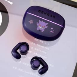 Anime Pokemon Gengar Figure Bluetooth Ear Clip Headset Hifi Stereo Wireless Sports Game Earbuds Long Battery Life Trendy Gifts