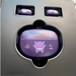 Anime Pokemon Gengar Figure Bluetooth Ear Clip Headset Hifi Stereo Wireless Sports Game Earbuds Long Battery Life Trendy Gifts