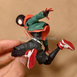 13cm Sentinel Miles Morales Action Figure Model Toys PVC Collection Sv Action Spider Brand New Day Figures