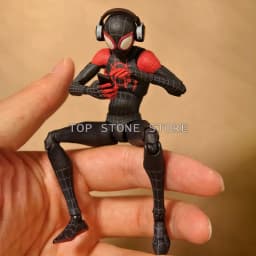 13cm Sentinel Miles Morales Action Figure Model Toys PVC Collection Sv Action Spider Brand New Day Figures