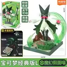 BLOKEES Pokémon Ceruledge Greninja Action Figure Collectible Peripheral Movable Joints Model Assembled Toys Birthday Gifts
