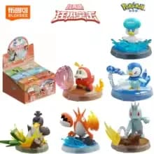 BLOKEES Pokémon Ceruledge Greninja Action Figure Collectible Peripheral Movable Joints Model Assembled Toys Birthday Gifts