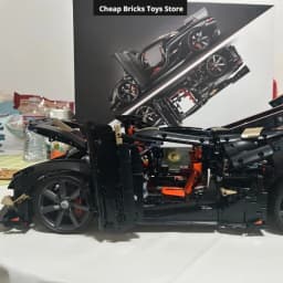 S S 2026 Model V8 Racing Car Supercar Hypercar Christmas Toy Gifts Moc Technical Vehicles Building Blocks 4104pcs Family Decor