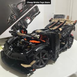 S S 2026 Model V8 Racing Car Supercar Hypercar Christmas Toy Gifts Moc Technical Vehicles Building Blocks 4104pcs Family Decor
