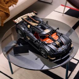 S S 2026 Model V8 Racing Car Supercar Hypercar Christmas Toy Gifts Moc Technical Vehicles Building Blocks 4104pcs Family Decor