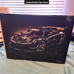 S S 2026 Model V8 Racing Car Supercar Hypercar Christmas Toy Gifts Moc Technical Vehicles Building Blocks 4104pcs Family Decor