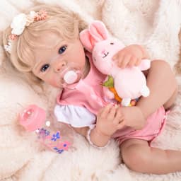 Reborn Reborn Baby Doll Painted Realistic Girl 48cm Silicone Body Can Take Bath, Shipped from Brazil